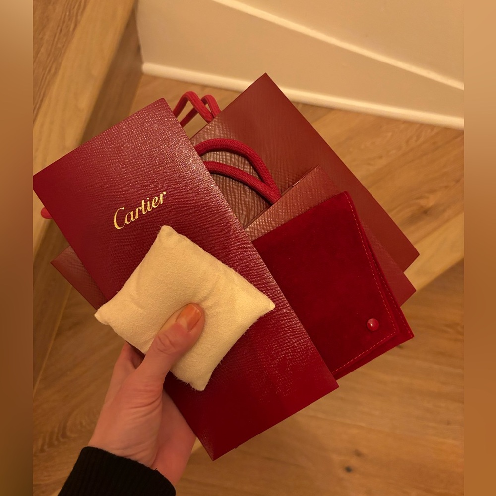 Cartier Red Tote Bag for Women